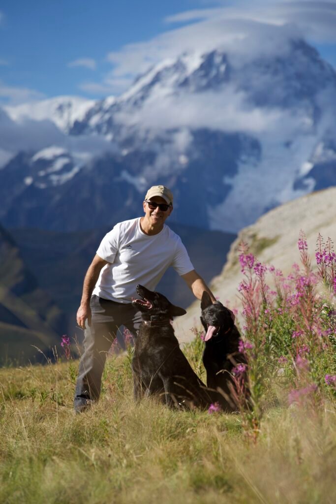 Speed Racer and Serious Black Dutch Shepherd X Line Family Protection DogS
